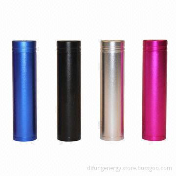 Mini power bank with 2,200mAh, 2,600mAh and 3,000mAh optional